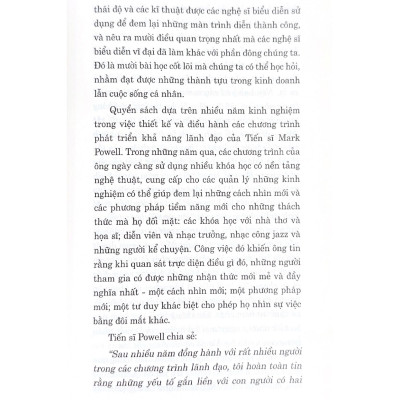 Kinh Doanh Như Trình Diễn Nghệ Thuật, Lãnh Đạo Như Đạo Diễn Sân Khấu