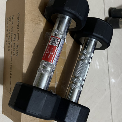 Tạ tay bọc cao su Iron Grip 10kg 1 quả T THIEN TRUONG SPORT 