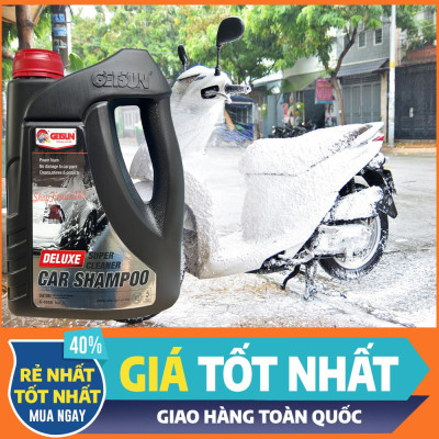 Nước rửa xe máy ô tô cao cấp DELUXE Getsun 2L 
