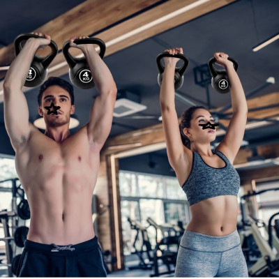 [1 CÁI] Tạ Bình Vôi, Tạ Chuông 2kg Tập Squat, Tạ Ấm Dụng Cụ Thể Thao Tại Nhà Chống Đẩy