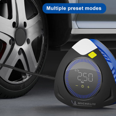 [Model 2024] - Máy bơm lốp xe ô tô đa năng, tự ngắt Michelin M2202 - 12V/144W - Hàng Chính Hãng