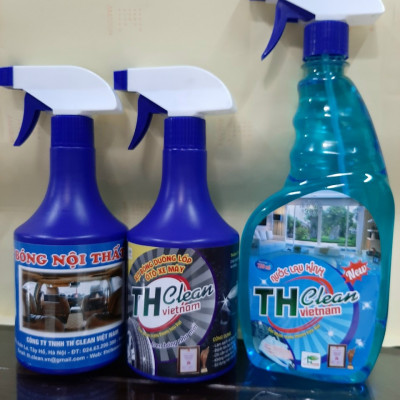 Nước rửa kính ô tô TH CLEAN VIỆT NAM bình xịt 750ml