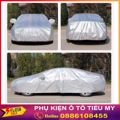 Bạt Phủ Xe Ô Tô Kia Morning, Soluto, Cerato, Seltos, K3, Rondo, Optima, Chất Liệu Tráng Nhôm 3 lớp