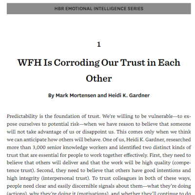 Virtual EI (HBR Emotional Intelligence Series)