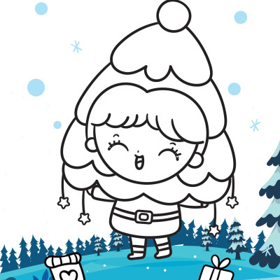 Tô Màu Diệu Kỳ - Lễ Hội Noel _MEGA