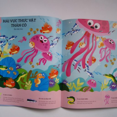Thế Giới Đại Dương - Tìm Kiếm Thông Minh Phát Triển Khả Năng Tập Trung - Dành Cho Trẻ Từ 2-6 Tuổi