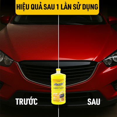Dung Dịch Rửa Xe Ô Tô Kèm Sáp Bóng FORMULA 1 613700 946ml Sạch Sâu Bóng Đẹp Bảo Vệ Sơn - Nhập Khẩu Chính Hãng