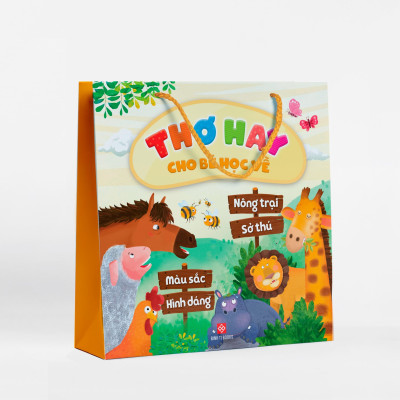 Sách - Bộ túi: Thơ hay cho bé học về - (4 tập) Đinh Tị Books