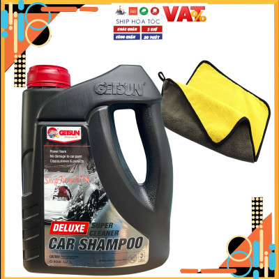 Nước rửa xe máy ô tô cao cấp DELUXE Getsun 2L 