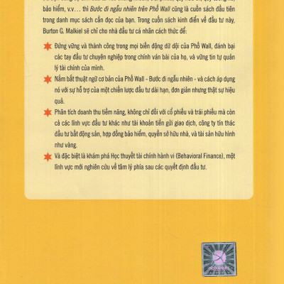 Bước Đi Ngẫu Nhiên Trên Phố Wall (Tái Bản) Tặng BookMark Romantic