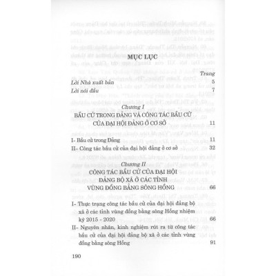 Bầu Cử Trong Đảng - Một Số Vấn Đề Lý Luận Và Thực Tiến Từ Đại Hội Đảng Ở Cơ Sở