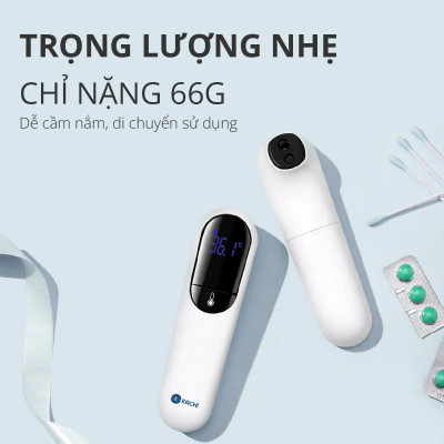 Máy Đo Nhiệt Kế Kachi JXB-315 Cảm Biến Hồng Ngoại có chứng nhận FDA Mỹ