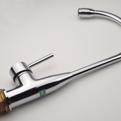 Vòi rửa chén nóng lạnh Eurolife EL-T009 (Trắng bạc)