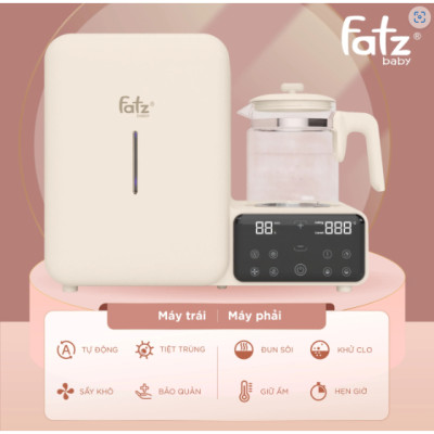 Máy đa năng đun và hâm nước điện tử, tiệt trùng, sấy khô UVC LED Fatzbaby Multi-King 4 - FB9613ZH