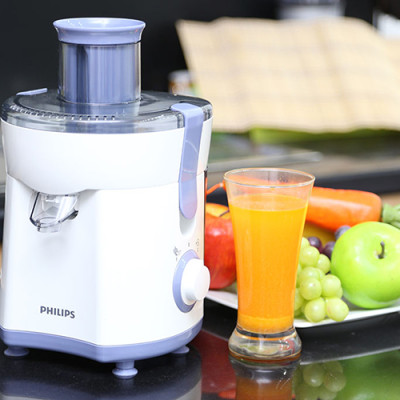 Máy Ép Trái Cây Philips HR1811 (300W) - Trắng Xanh - Hàng chính hãng