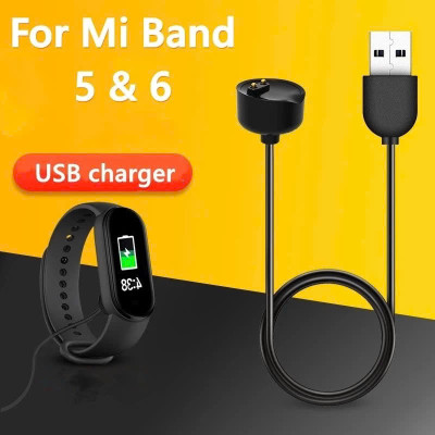 Dây Cáp Sạc Từ Tính cho Đồng Hồ Xiaomi Mi Band 5/ Mi Band 6/ Mi Band 7 - Hàng Nhập Khẩu