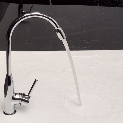 Vòi rửa chén nóng lạnh Eurolife EL-T009 (Trắng bạc)