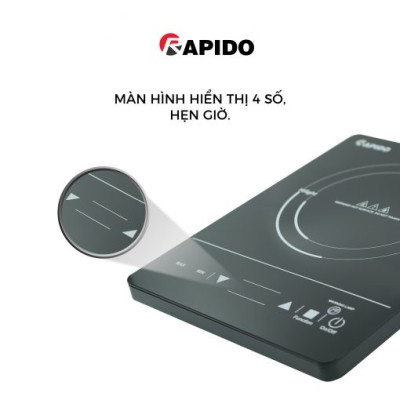 Bếp hồng ngoại đơn Rapido RC2000ES - Hàng chính hãng