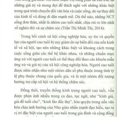Vai Trò Người Cao Tuổi Trong Xã Hội Việt Nam Đang Già Hóa (Sách chuyên khảo) - PGS. TS. Trần Thị Minh Thi, ThS. Nguyễn Hà Đông, ThS. Lỗ Việt Phương