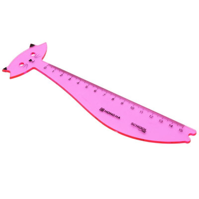 Thước Kẻ Kitty 15 cm - Hồng Hà 3548 - Màu Hồng