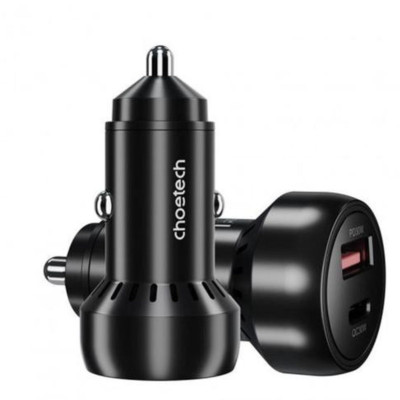Tẩu sạc CHOETECH TC0014 nhanh 60W dùng trên ô tô (hàng chính hãng)