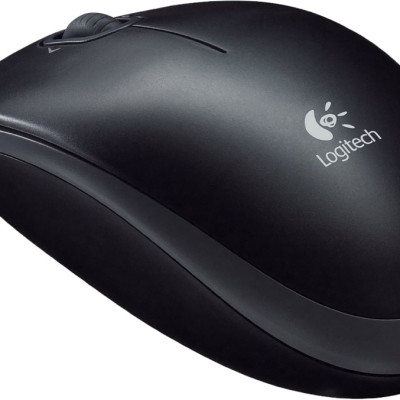 Chuột máy tính Logitech 100 Đen - Hàng chính hãng