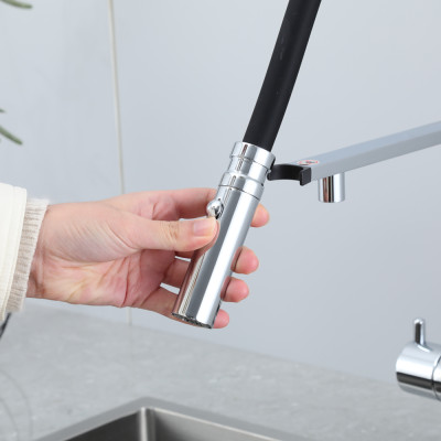 VÒI BẾP CAO CẤP TÍCH HỢP RO NHẬP KHẨU NGA GAPPO G4397-80 MÀU CROMR - HÀNG CHÍNH HÃNG