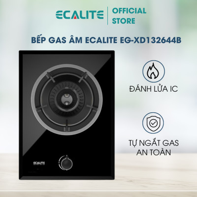 Bếp gas âm 1 vùng nấu Ecalite EG-XD132644B - Đánh lửa bằng IC - Hàng chính hãng