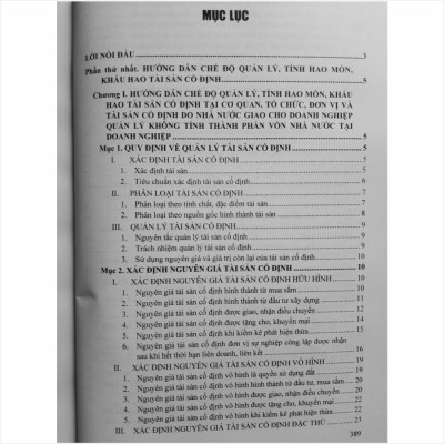 Sách Hướng Dẫn Chế Độ Quản Lý, Tính Hao Mòn, Khấu Hao Tài Sản Cố Định tại Cơ Quan, Tổ Chức, Đơn Vị và Doanh Nghiệp - V2298T