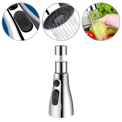 Đầu Nối Vòi Nước Bồn Rửa Chén Đa Năng, 3 Chế Độ Phun, Xoay 720° Chống Bắn Tung Tóe - HÀNG CHÍNH HÃNG MINIIN