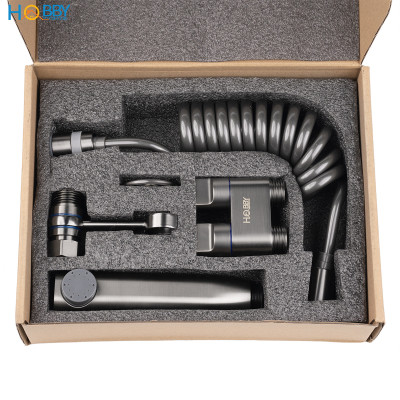 Bộ vòi xịt rửa toilet có van đa năng dây lò xo Hobby home decor VSR9