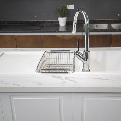 Vòi rửa bát dây rút Konox, Model Ponte Nickel, 4 phiên bản màu, Bề mặt mạ PVD 5 lớp cao cấp, Lõi đồng tiêu chuẩn CW617N, Linh kiện phụ trợ dòng chảy nhập khẩu châu Âu, Bảo hành chính hãng 5 năm, Hàng chính hãng