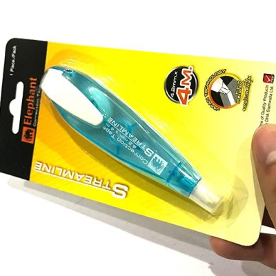 Bút Xóa Kéo Elephant 4M Streamline - Xanh Dương