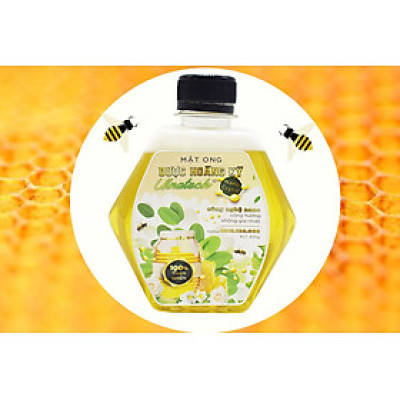 Mật ong Dược Hòang Kỳ (Nano Ulnatech) (500ml) - Tăng cường sức khỏe và làm đẹp