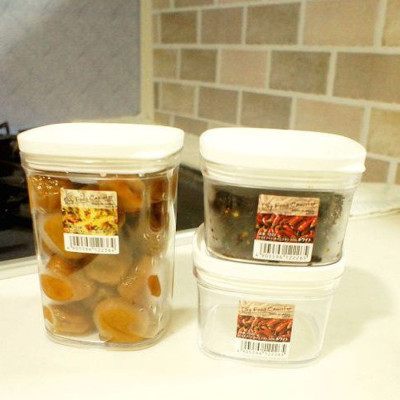 Bộ 2 hộp đựng thực phầm khô INOMATA 520ml & 220ml - nội địa Nhật Bản