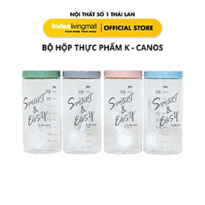 Bộ Hộp Đựng Thực Phẩm Có Nắp Và Muỗng K-CANOS   | Index Living Mall | Nội Thất Nhập Khẩu Thái Lan - Phân Phối Độc Quyền Tại Việt Nam