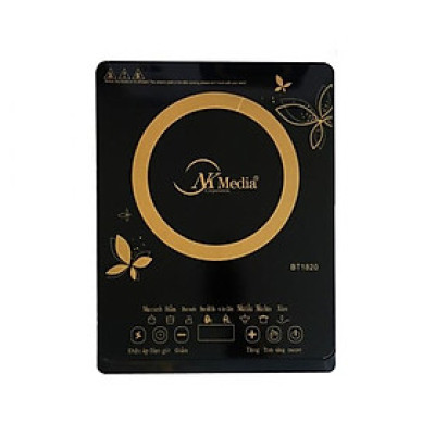 Bếp Điện Từ Đơn Cảm Ứng Kèm Nồi Lẩu Inox NK Media MD-BT1820(A) - Hàng Chính Hãng