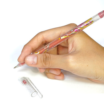 Bút Kim Tuyến Crown MTJ-500GLS - Mực Đỏ