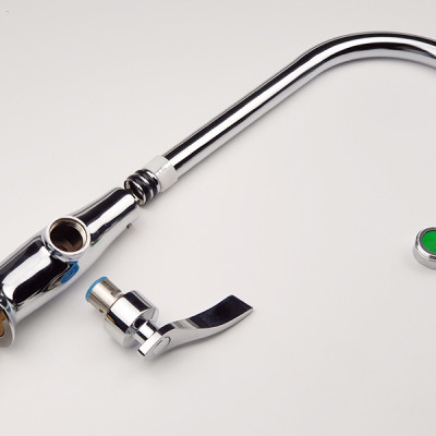 Vòi rửa chén lạnh Đồng mạ Chrome Eurolife EL-RC06 (Trắng bạc)