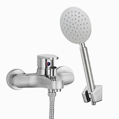 Củ sen nóng lạnh KG68 cao cấp gồm củ sen tắm, vòi sen, giá đỡ, dây sen 1m5, chất liệu inox304 - Hàng chính hãng