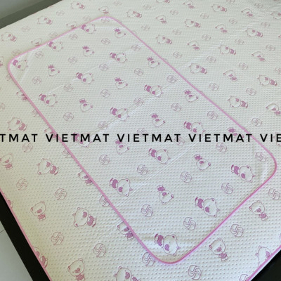 Combo 2 Tấm Lót Chống Thấm VIETMAT Màu Hồng (Size 70 x 100 cm)