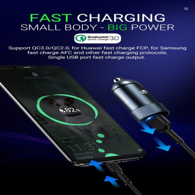 Tẩu sạc nhanh đa năng nhãn hiệu Hoco Z32 Quick Charge 3.0 - Hàng nhập khẩu