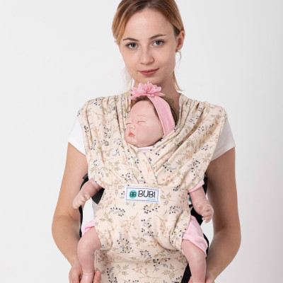 Địu vải BUBI Gen 3 - DA CÁ HOA NHÍ