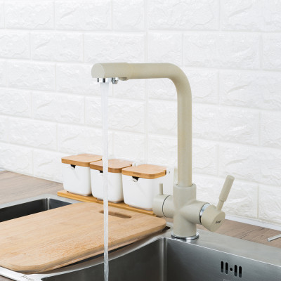 Vòi bếp 3 đường nước cần cứng Frap F4352-20