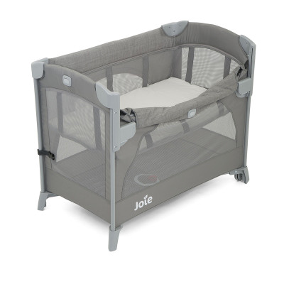 Giường cũi trẻ em Joie Kubbie Sleep Foggy Gray
