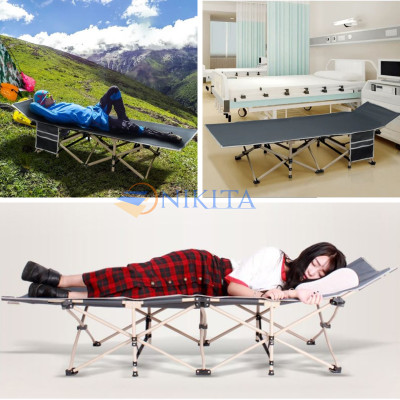 Giường gấp nhỏ gọn, dễ dàng mang theo, thích hợp nhiều không gian văn phòng, cắm trại, thư giãn, chính hãng Nikita