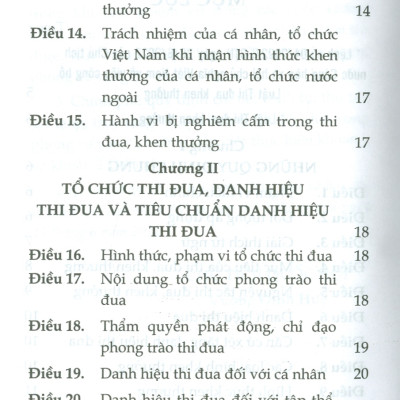 Luật Thi Đua, Khen Thưởng Năm 2022