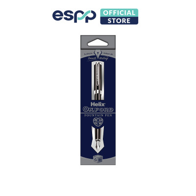 Bút viết máy cao cấp mực đều đẹp màu Xanh đen/ Hồng Ánh Cam/ Bạc - HELIX