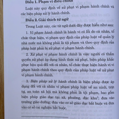 Luật xử lý vi phạm Hành chính (Sửa đổi, bổ sung năm 2025)