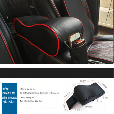 Đệm tỳ tay Ô Tô - Chất Liệu Da Cao Cấp Chống Bám Nước